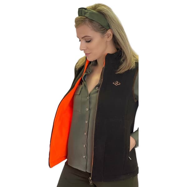 Pasion Morena Polar Vest Reversible Orange 2XL
