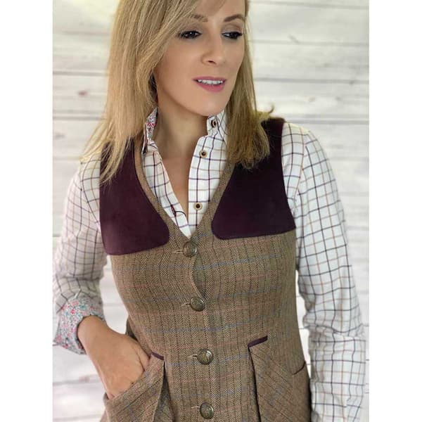 Pasion Morena Vest Tiffany Brun XL