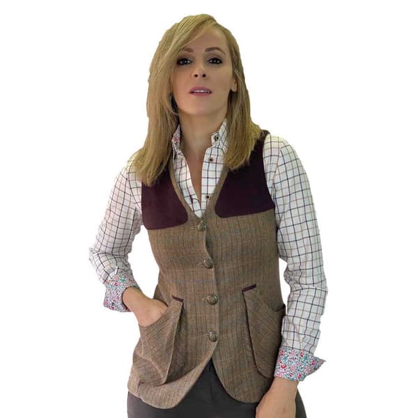 Pasion Morena Vest Tiffany Brun XL