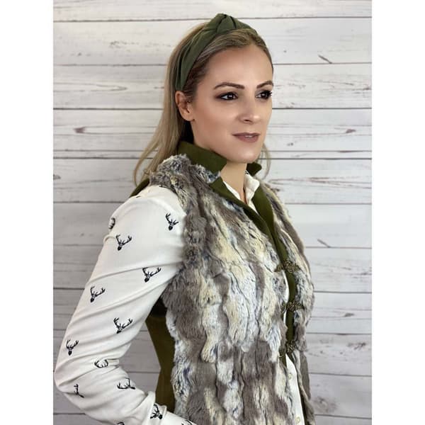 Pasion Morena Hårväst Tweed 0803605 Grönt S