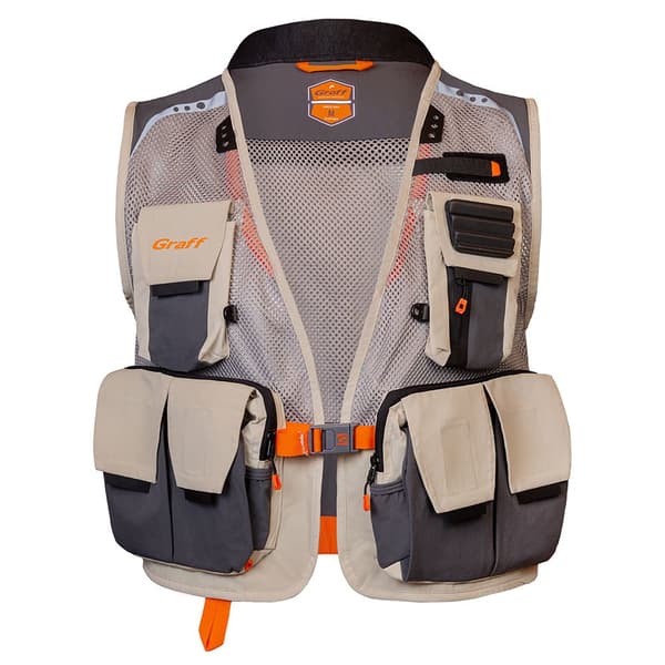 Graff Vest Fishing 1 Beige S Mand