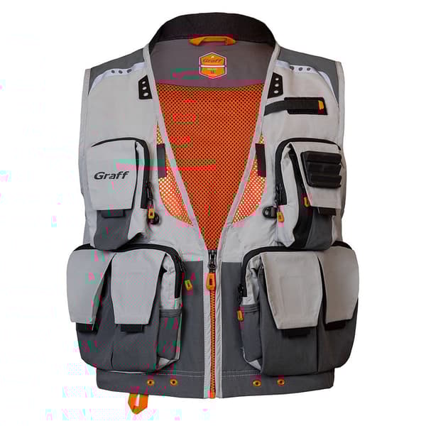 Graff Vest Fishing B Grå XL Mand