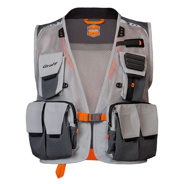 Graff Vest Fishing Grå 3XL Mand
