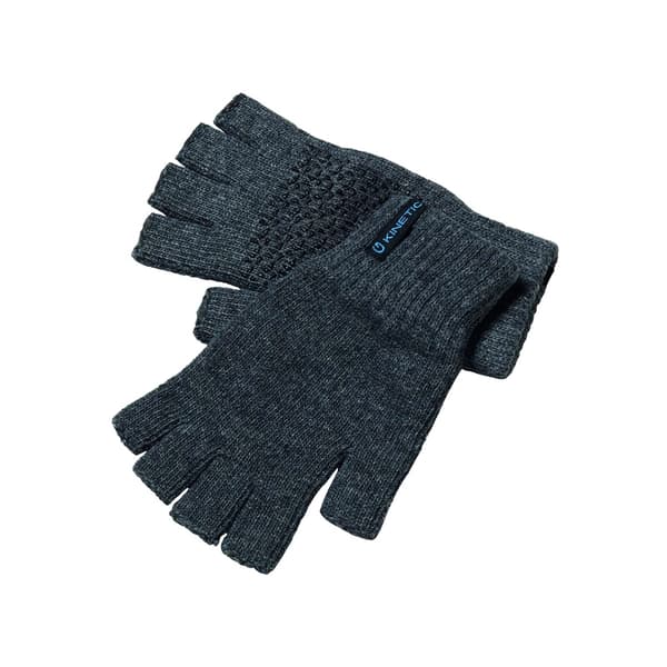 Kinetic Wool Glove Half Fingers L/XL Grey