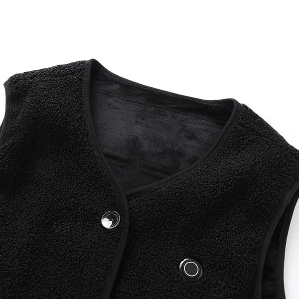 INF Opvarmet vest Teddy fleecevest med nem betjening, 15 varmezoner