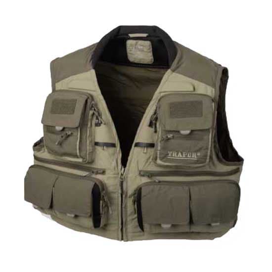 Traper Fly Montana Vest Grøn L Mand