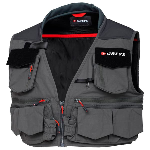 Greys Tail Fly Vest Grå S-M Mand