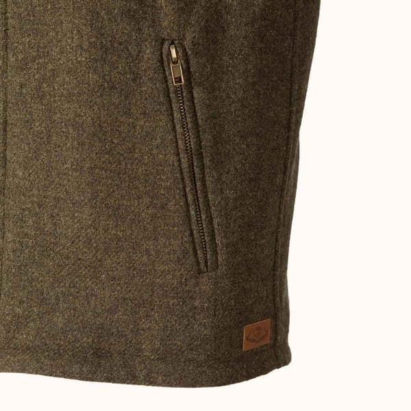 Pasion Morena Tweed Padded Väst Grönt M
