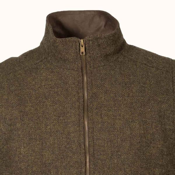 Pasion Morena Tweed Padded Väst Grönt M