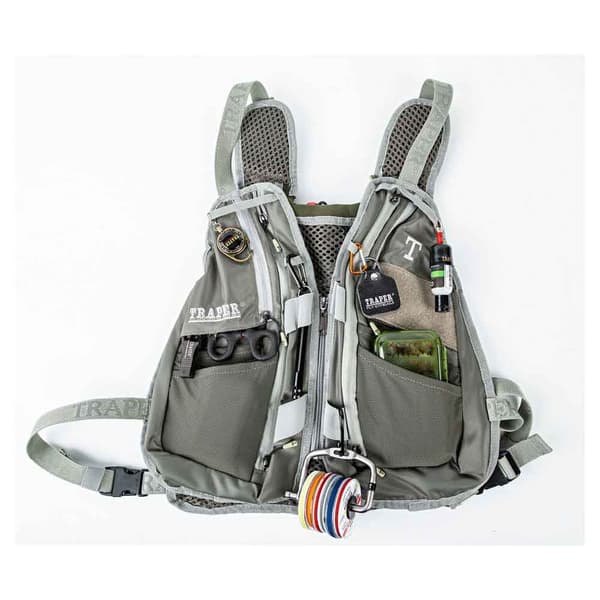 Traper Fly Combo Active Vertical Vest Grå  Mand