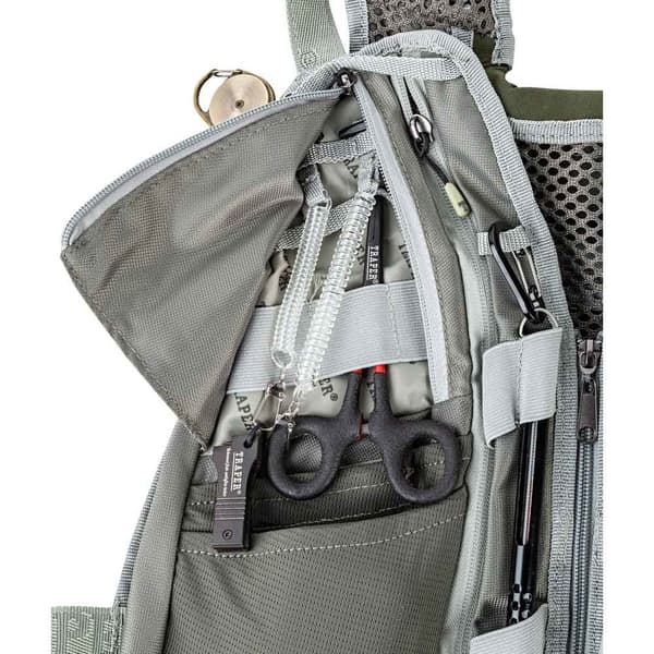 Traper Fly Combo Active Vertical Vest Grå  Mand