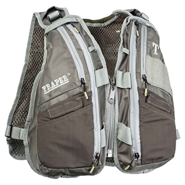 Traper Fly Combo Active Vertical Vest Grå  Mand