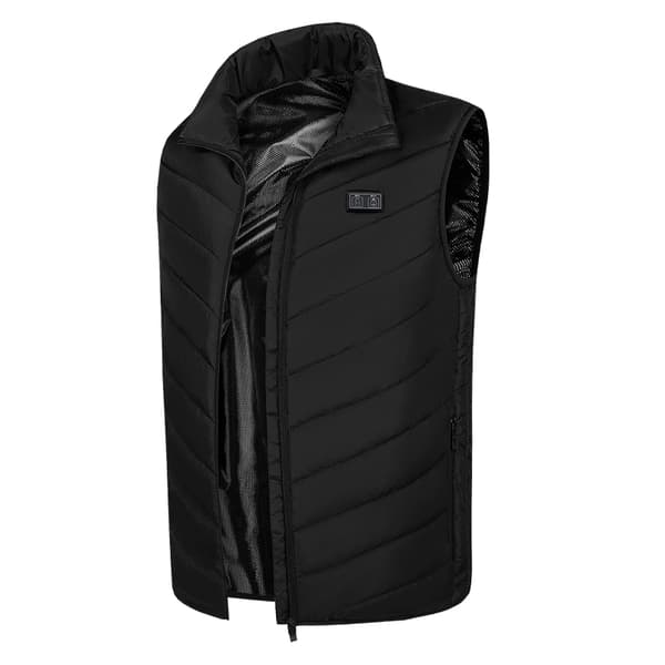 INF Opvarmet vest M01, Dual-Control med 15 varmezoner