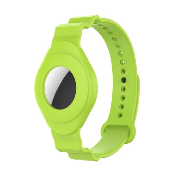 Anti-Lost Silikon Armbandsrem till Apple AirTag - Grön
