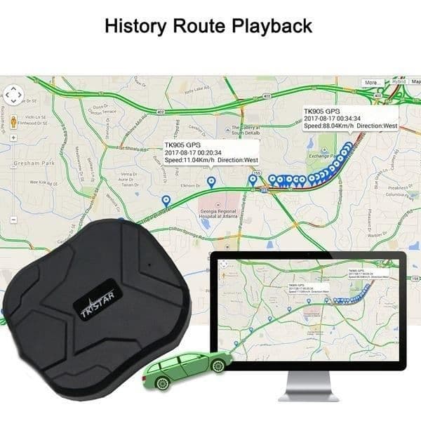 GPS-tracker och tracker med positions- och ruttinformation * Internt batteri: litiumjon * Batteritid: 90 dagar * Material:
