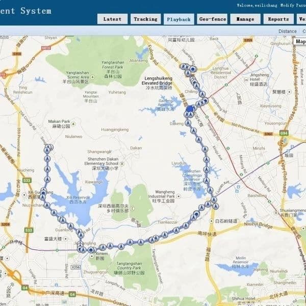 GPS-tracker för bilpositionsavläsning, varningar * Internt batteri: Nej - direkt anslutning * Material: plast