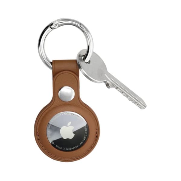 Hama Edge Protector Finest Sense För Apple AirTag Brown