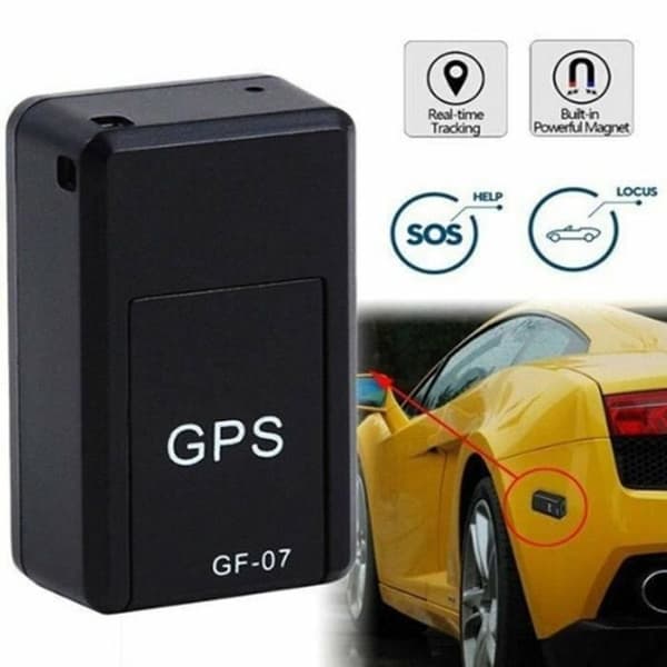 svart färg Mini Magnetic Car GPS Locator GF07 Fordonsspårningsenhet in