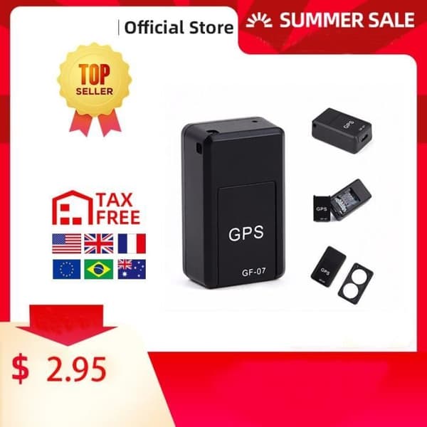 GF07 Mini Magnetic Car GPS Locator, spårningsenhet för fordon i realtid