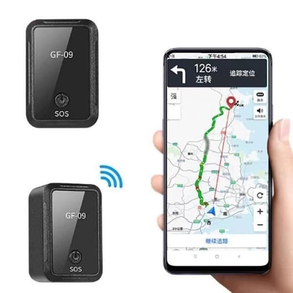 GF07 Mini Car GPS Locator - Anti-Lost och Realtidsspårning - Vit