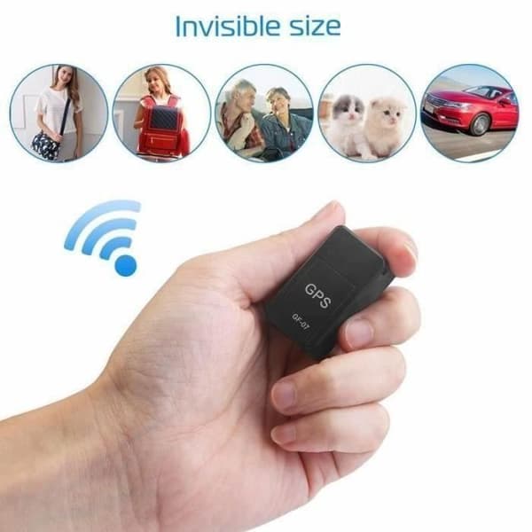 GF07 Mini Car GPS Locator - Anti-Lost och Realtidsspårning - Vit