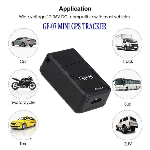LOCATION, GF07 Tracker--GF07 Mini Magnetic Car GPS Locator, Realtid Fordonsspårningsenhet