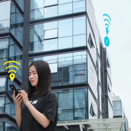 Baseus Home Intelligent T2 keychain mini wireless key and other object finder white (ZLFDQT2-02)