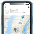Miniatyrbilde 10 av 11: Baseus Home Intelligent T2 keychain mini wireless key and other object finder white (ZLFDQT2-02)