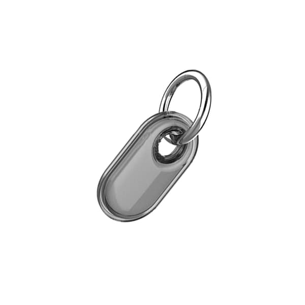 INF Vattentätt skal Anti-Scratch för Samsung Galaxy SmartTag2 Fodral med nyckelring Svart