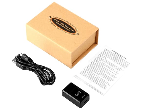 Magneettinen mini-GPS-lähetin SIM-korteille äänitallenteella