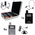 Miniatyrbild 1 av 3: Albrecht ATT-ATR400 10er 29970.S10 Audioguide-radioguidesystem