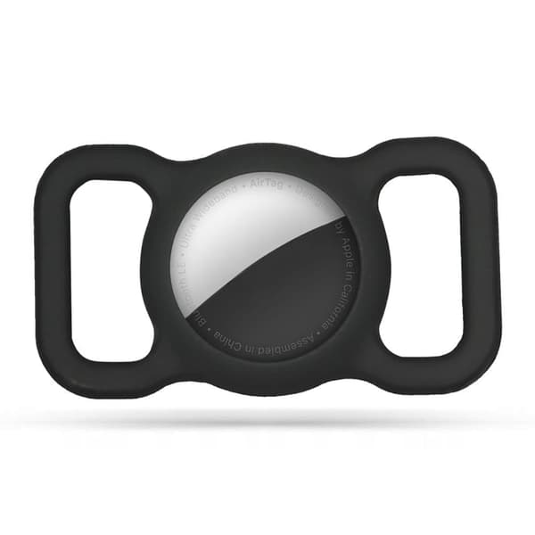TEKNISK BESKYTTELSE GLATT PET APPLE AIRTAG SVART