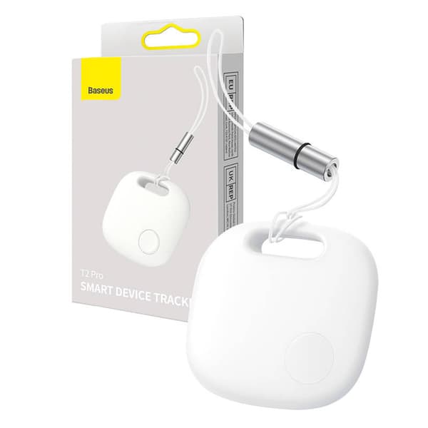 Baseus Intelligent T2 Pro, anti-förlustenhet (vit)