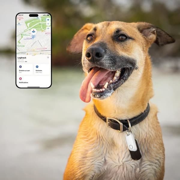 Localisateur Logicom LogiTrack - Accessoar för platsbestämning - Kompatibel med iOS och Apple Hitta mig - 230mAh