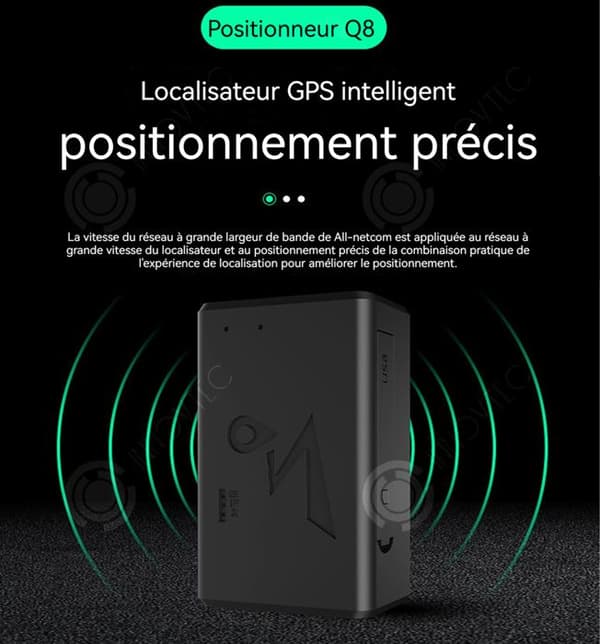 INN GPS Tracker 5m 8x4.3x2.3 cm GPS tracker intelligent teknologi realtidsspårning exakt positionering beidou trådlös lokalisering
