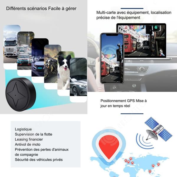INN GPS Tracker 3m 500mah GPS tracker intelligent teknologi real temp tracking exakt positionering beidou trådlös GPS locator
