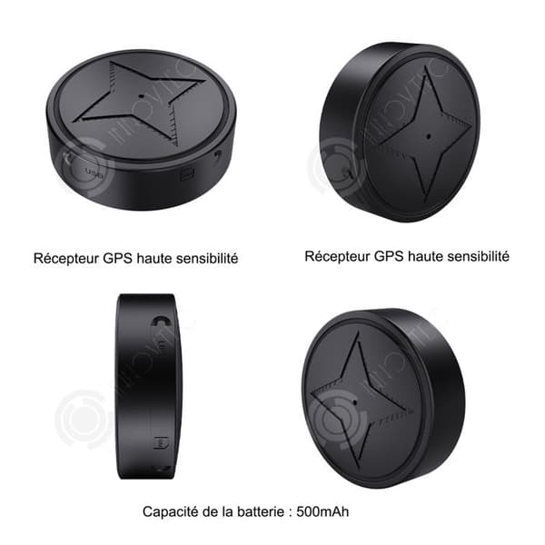 INN GPS Tracker 3m 500mah GPS tracker intelligent teknologi real temp tracking exakt positionering beidou trådlös GPS locator