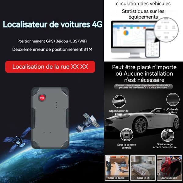 INN® X009 locator, anti-lost för barn och äldre, kan spela in och ta foton och videor