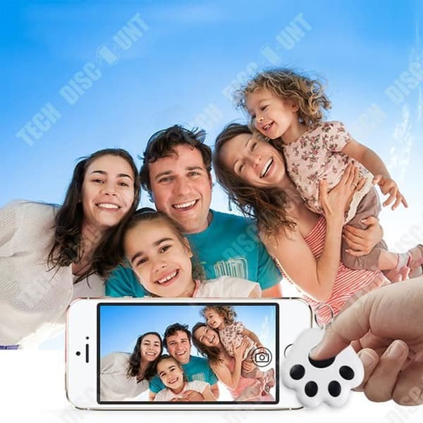 TD® Anti-Lost Device Bluetooth Dog Paw Wireless Object Finder Mini Anti-Lost Item Tracking Locator