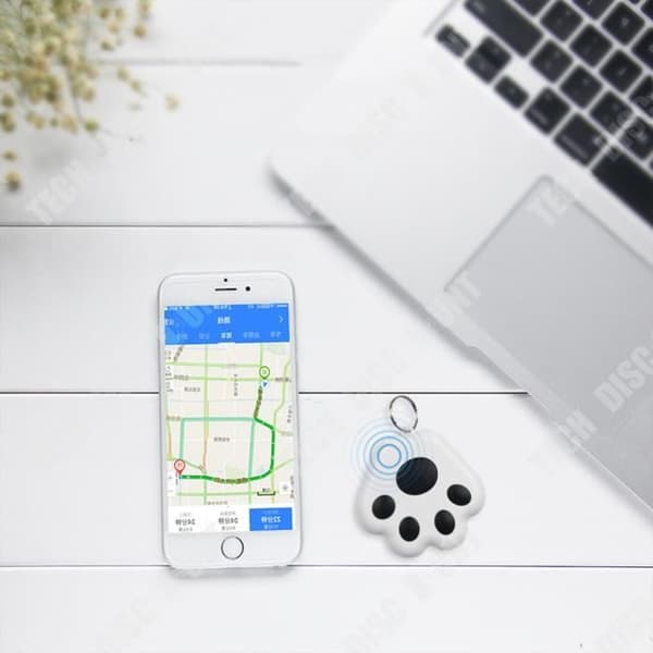 TD® Anti-Lost Device Bluetooth Dog Paw Wireless Object Finder Mini Anti-Lost Item Tracking Locator