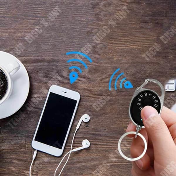 TD® Smart Bluetooth anti-förlorad mobiltelefon spårare tvåvägs larm mobil plånbok anti-förlorad nyckelring