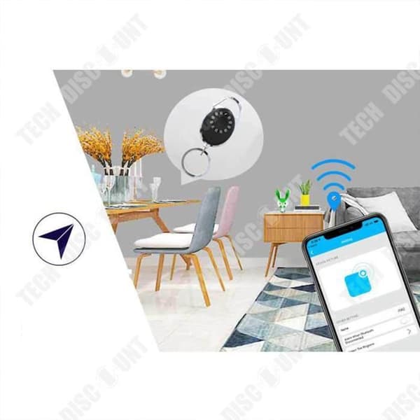 TD® Smart Bluetooth anti-förlorad mobiltelefon spårare tvåvägs larm mobil plånbok anti-förlorad nyckelring