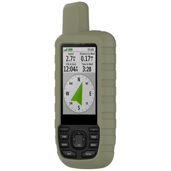 INF Garmin GPSMAP 66-serien silikonbeskyttelsesetui Grønn