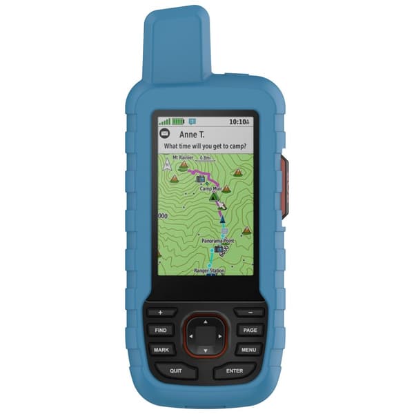 INF Garmin GPSMAP 66i 67i Silikonetui - Forbedret beskyttelse Blå
