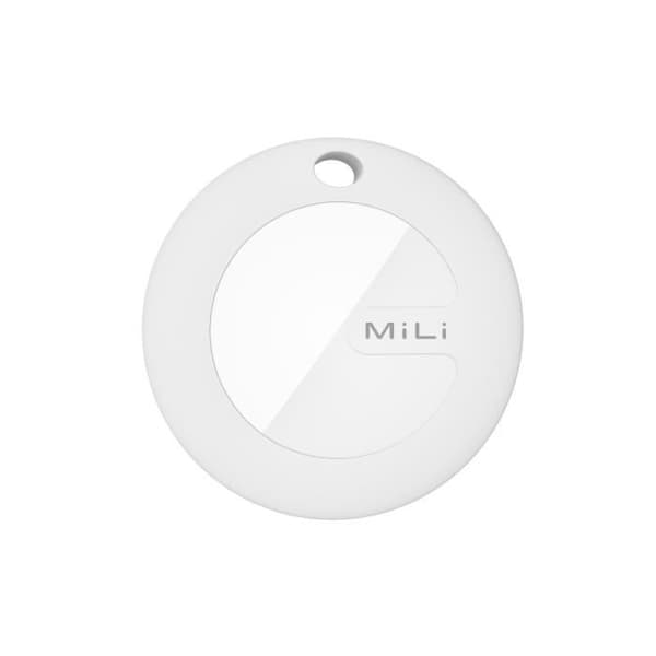 MiLi Pack 3 MITAG Trackers + nyckelring i rött läder