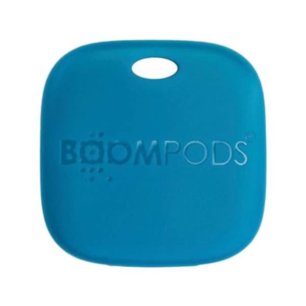 Tracker för objekt Boomtag uppladdningsbara Bluetooth Boompods blå