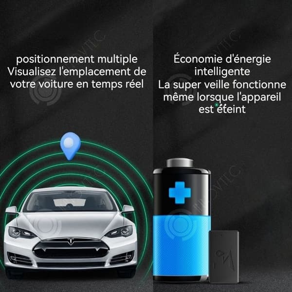 INN GPS-tracker 6000 mah trådlös GPS-lokalisator realtids-tracker mini-lokalisator för fordon och föremål
