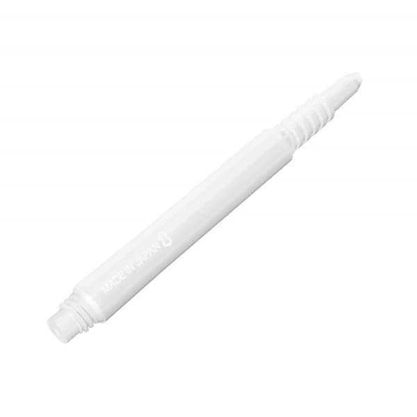 8 Flight 8 Flight Dart Shafts, Formgjutet Flight System, Vit, Medium 33mm - 400308