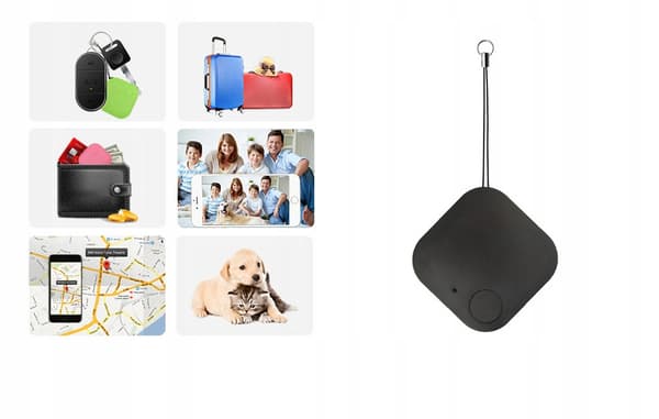 BLUETOOTH-PAIKANNIN Lapsiavaimennukset Esineet PUHELIN iOS Android Musta