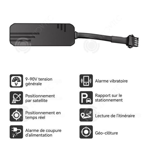 INN Tracker gps bil 4G 7.4x2.6x1.5cm GPRS GPS BDS LBS GPS-lokalisator för bil realtidsspårare för motorcyklar och bil
